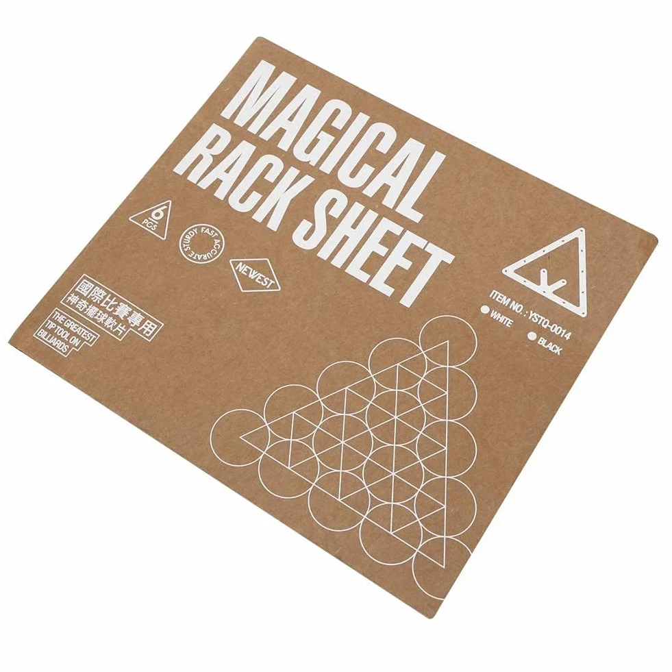 Alomejor Magic Ball Rack 10 piłek bilard trójkąt stojak Cue akcesoria do gier