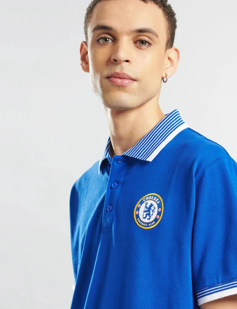 Chelsea FC Oficjalna Koszulka Polo Męska Granatowa Królewski Błękit