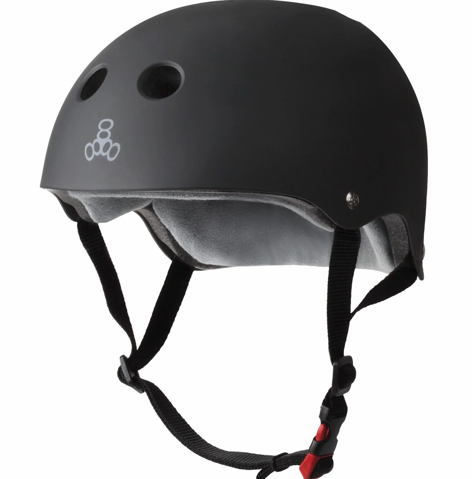 Triple 8 New York 337024-001-4LX Sweat Saver Cert kask, gumowy czarny, XL