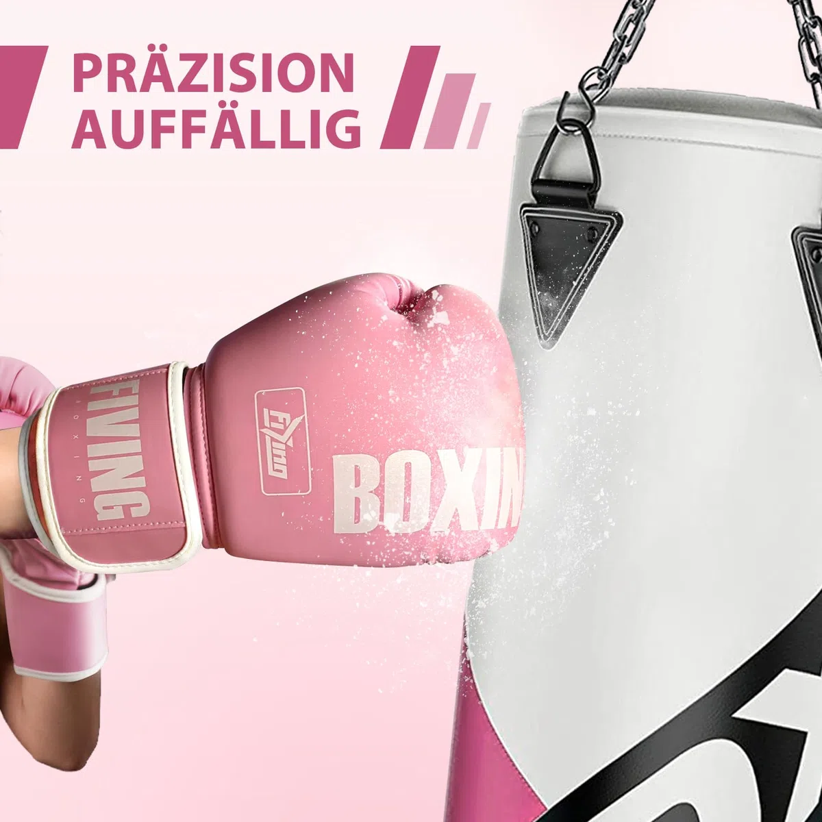 FIVING Pro Style rękawice bokserskie dla kobiet, skóra PU, trening, Muay Thai, sparingi, do sportów walki, rękawice bokserskie, trening dla kobiet