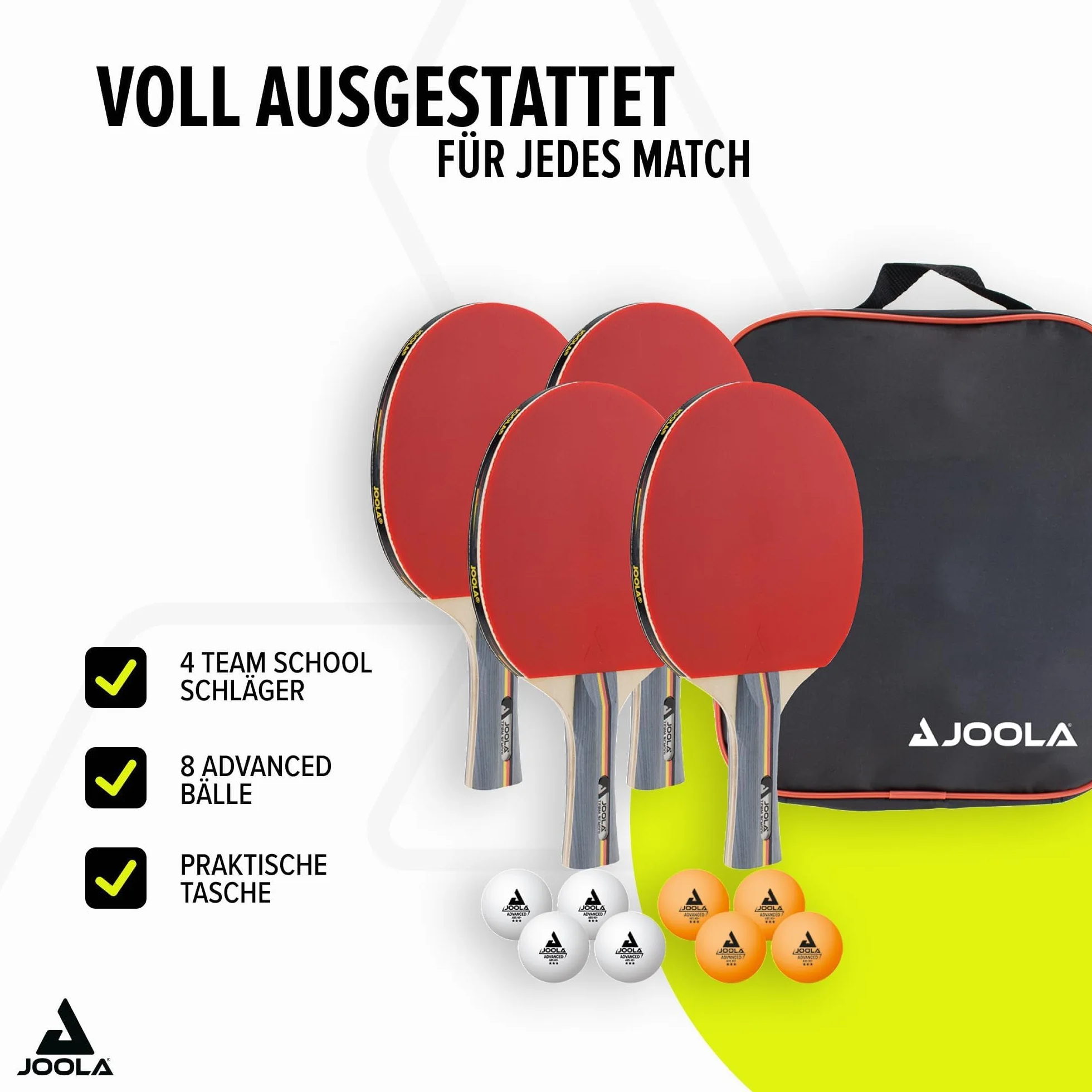 JOOLA Team School zestaw do tenisa stołowego