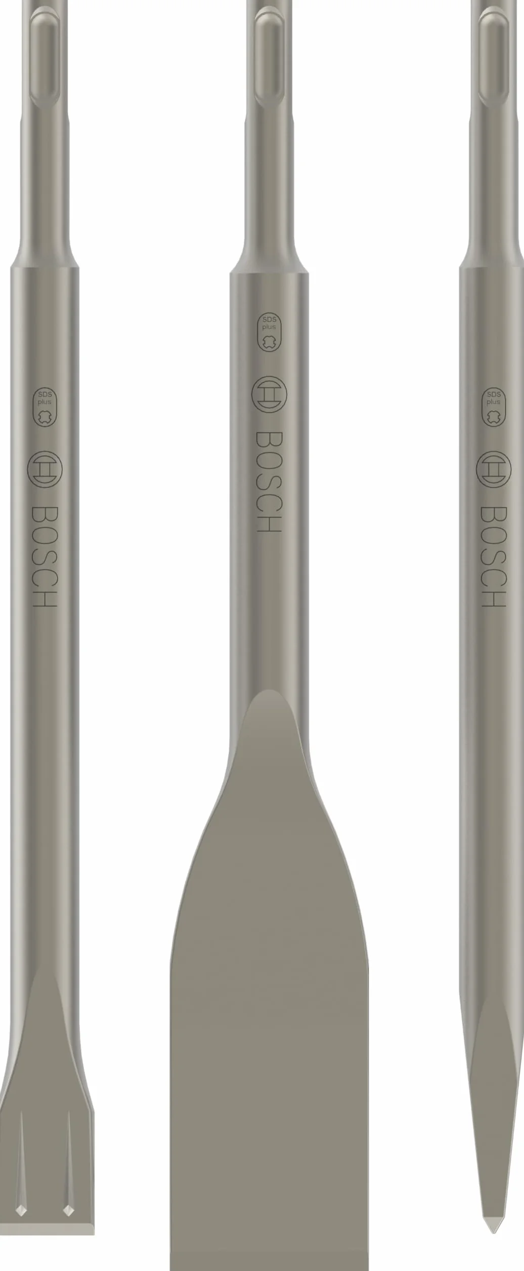 Bosch Professional Zestaw Dłut SDS Plus 3-częściowy 0/20/40mm do Betonu Kamienia Muru