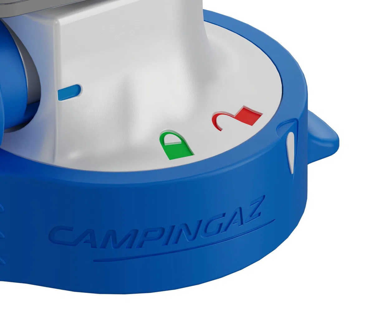 Campingaz Twister Connect Kuchenka gazowa, z łatwym podłączeniem i funkcją podwójnego zamka, lekka kuchenka gazowa z 1 palnikiem, pojedynczy palnik, wysoka moc, 2900 W, na kemping, festiwale i
