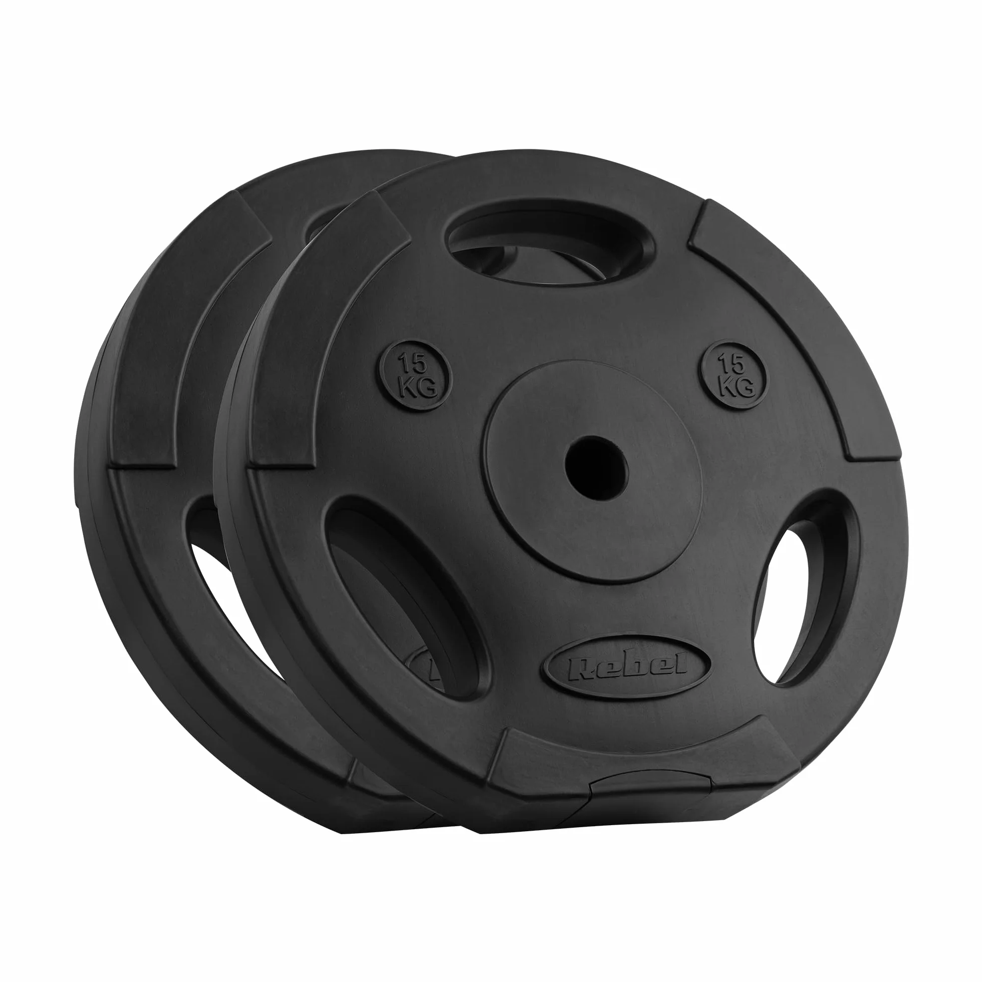 Rebel Zestaw Obciążeń Bitumicznych 2x15kg Otwór 31mm Talerz z Uchwytami RBA-2124
