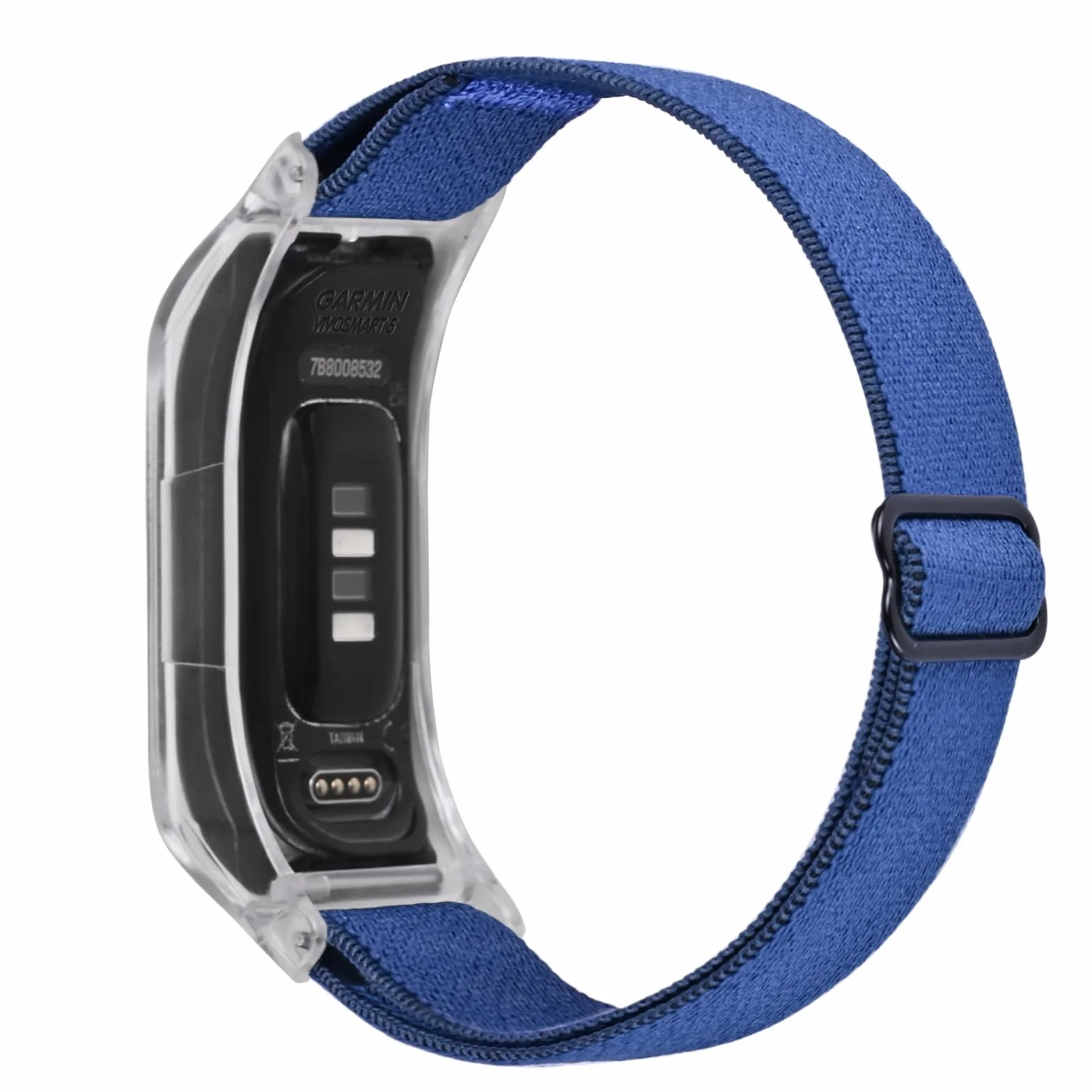 C2D JOY Elastyczne paski nylonowe kompatybilne z zegarkiem Garmin Vivosmart 5, wymienne paski z etui