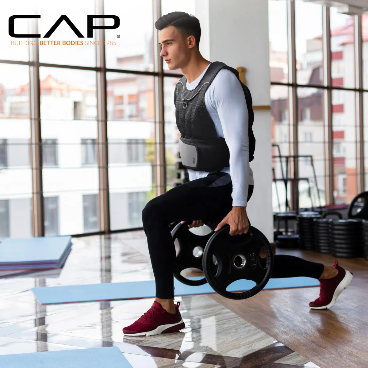 CAP Barbell (HHWV-CB020C regulowana kamizelka obciążeniowa, 9 kg