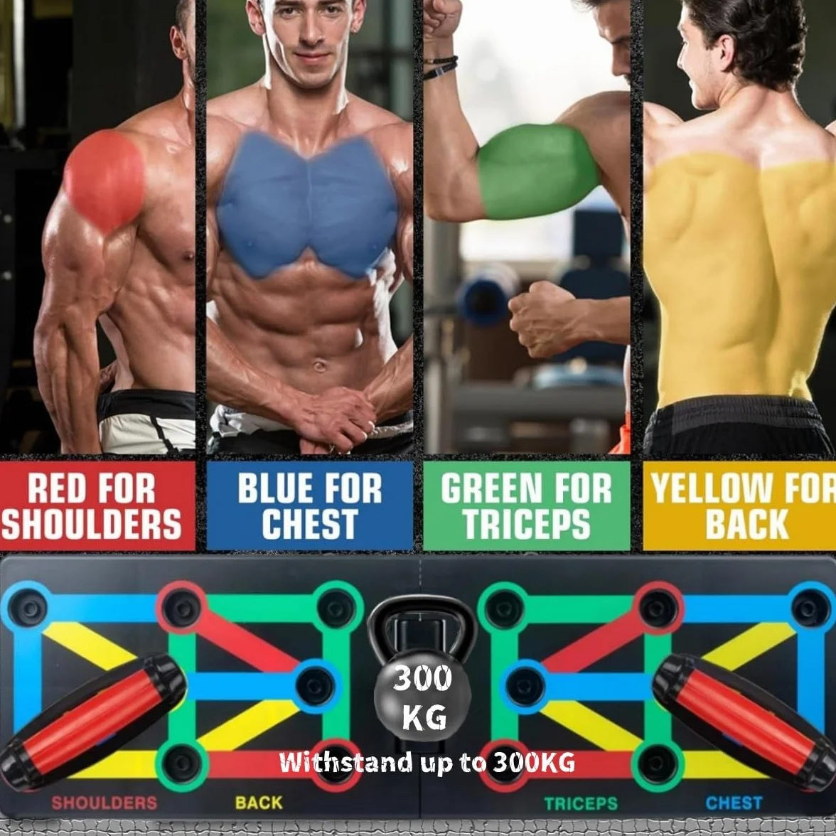 Uchwyty do pompek, deska do pompek, 12 w 1, wielofunkcyjne urządzenie treningowe do domu, deska Push Up, efektywne kształtowanie, deska Push Up Rack, dla mężczyzn i kobiet