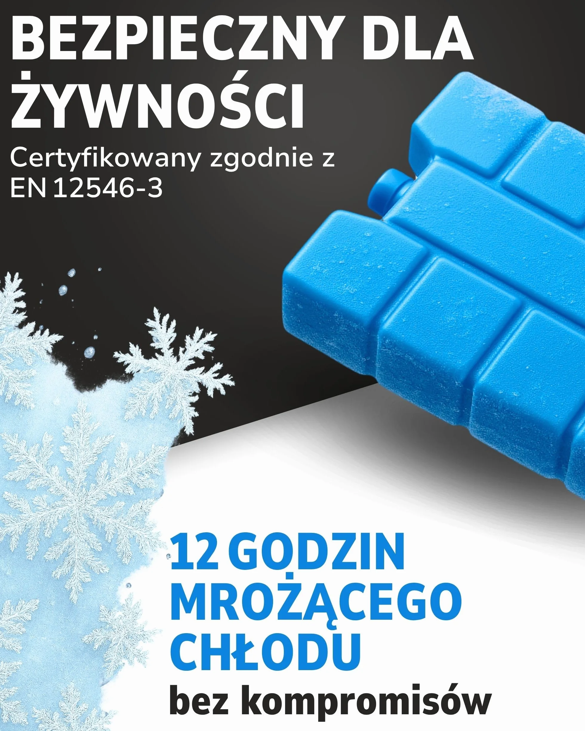 ToCi Wkłady chłodzące w zestawie 8 szt. – 200 ml – 12 h chłodzenia – kompaktowe elementy do torby chłodzącej i lodówki – bez BPA z tworzywa sztucznego