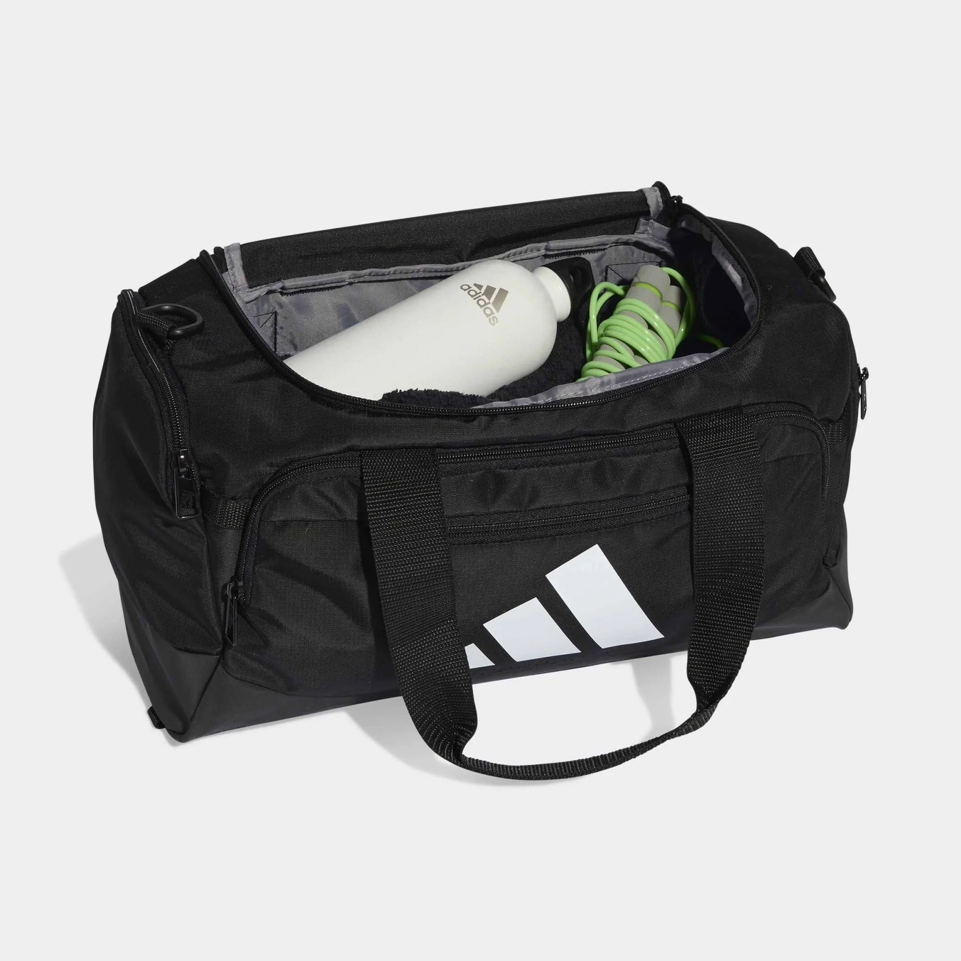 adidas Uniseks Training Defender Duffle Bag Xsmall Duffel Bag, black/white, One size