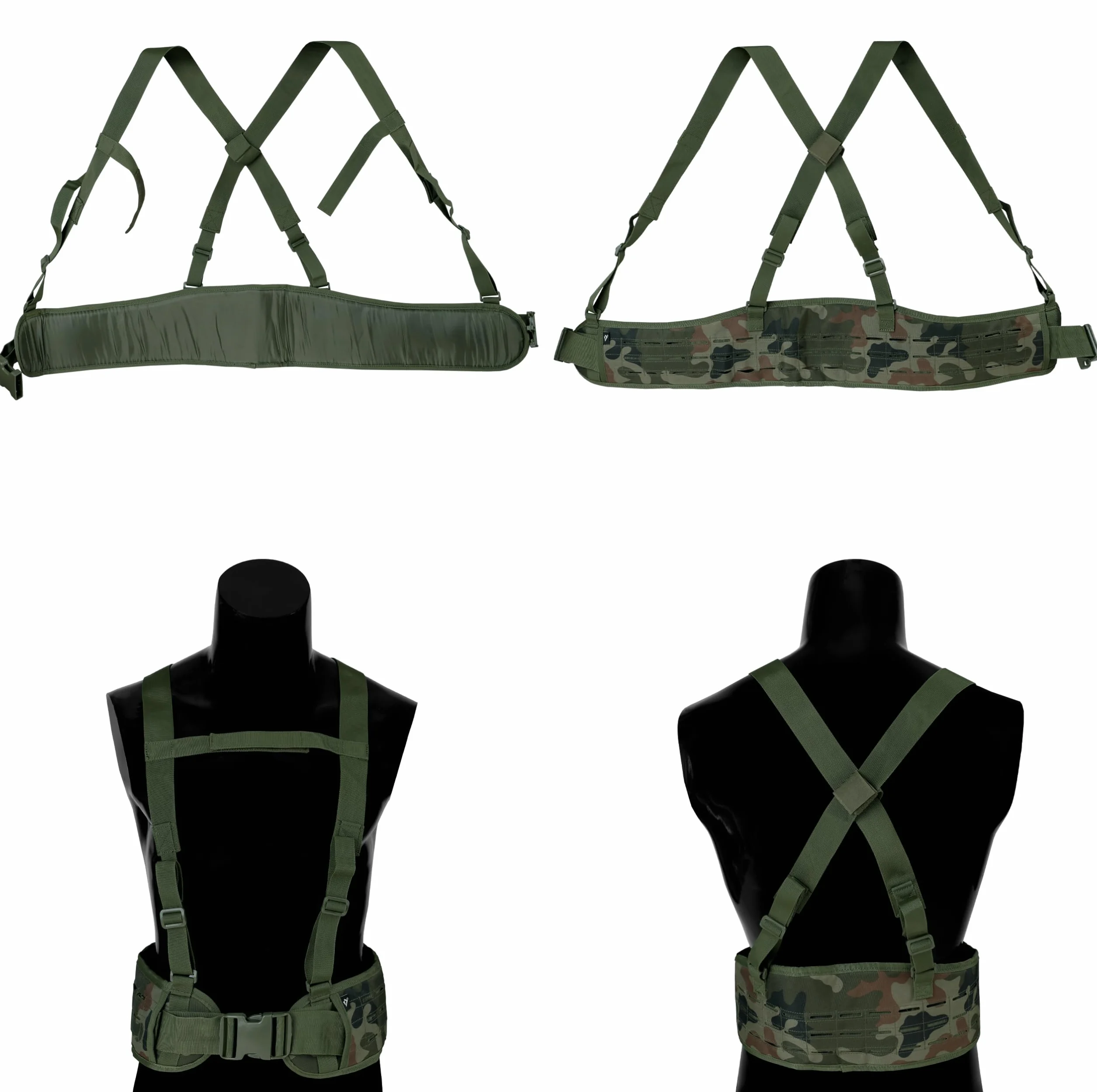 Pas Taktyczny Szelki Pasoszelki Do Ładownic Molle Laser Cut wz.93