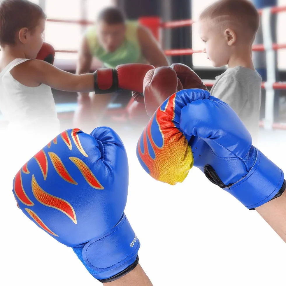Rękawice bokserskie dla dzieci, rękawice bokserskie, kickboxing, sparing, worek bokserski, rękawice treningowe dla dzieci w wieku 3-12 lat, Muay Thai, Sparring, (rękawice