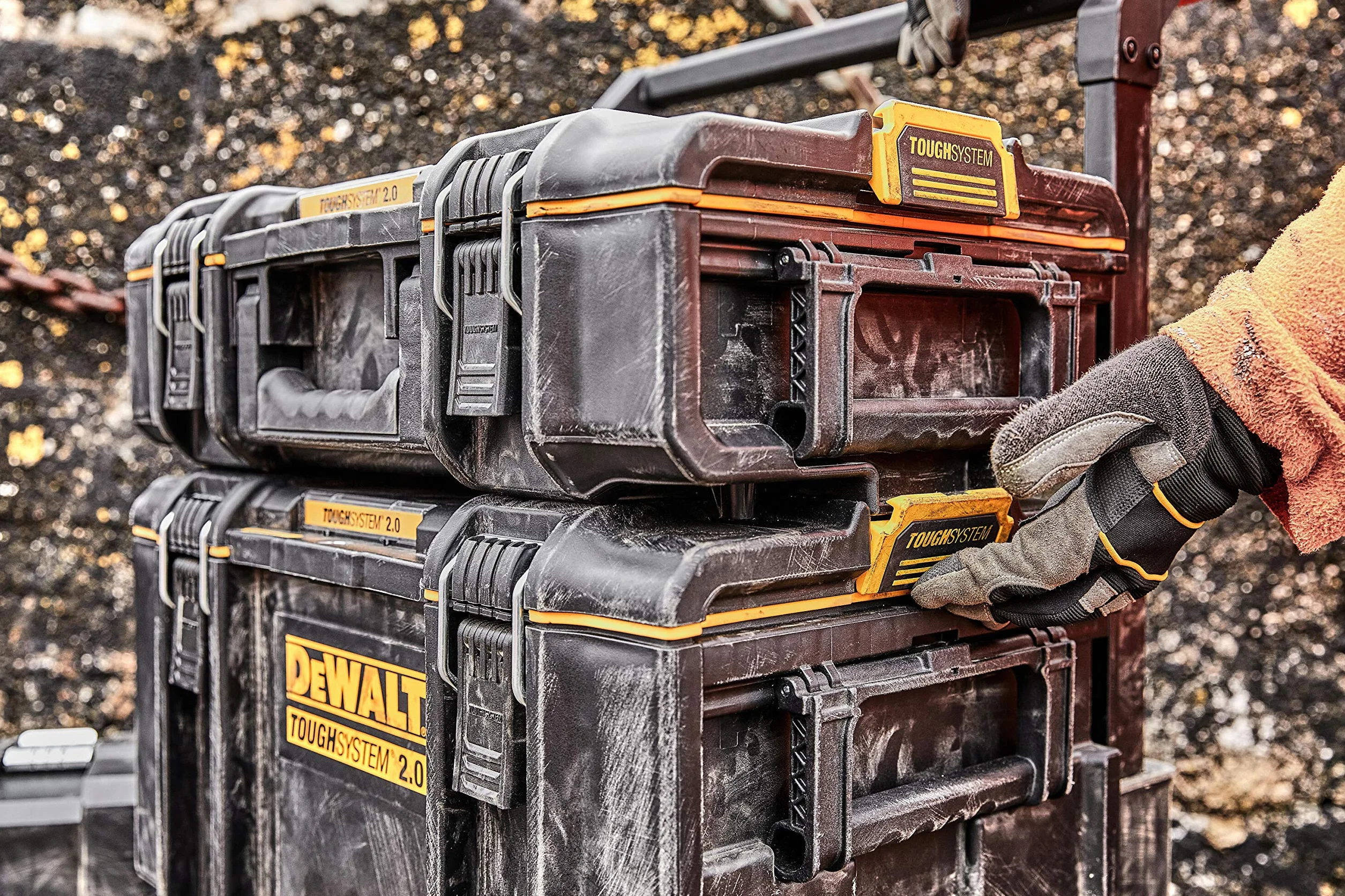 Dewalt Skrzynia na Narzędzia IP65 DWST83294-1 55.5 x 6.5 x 37 cm Szary Żółty