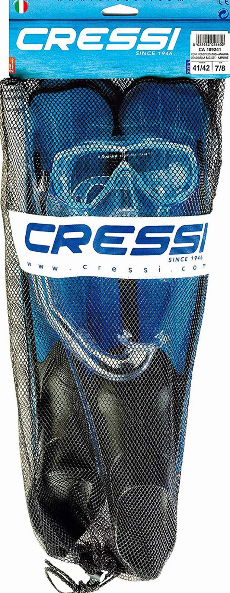 Cressi Rondinella Fins Plus Onda Mask Plus Gringo zestaw do nurkowania