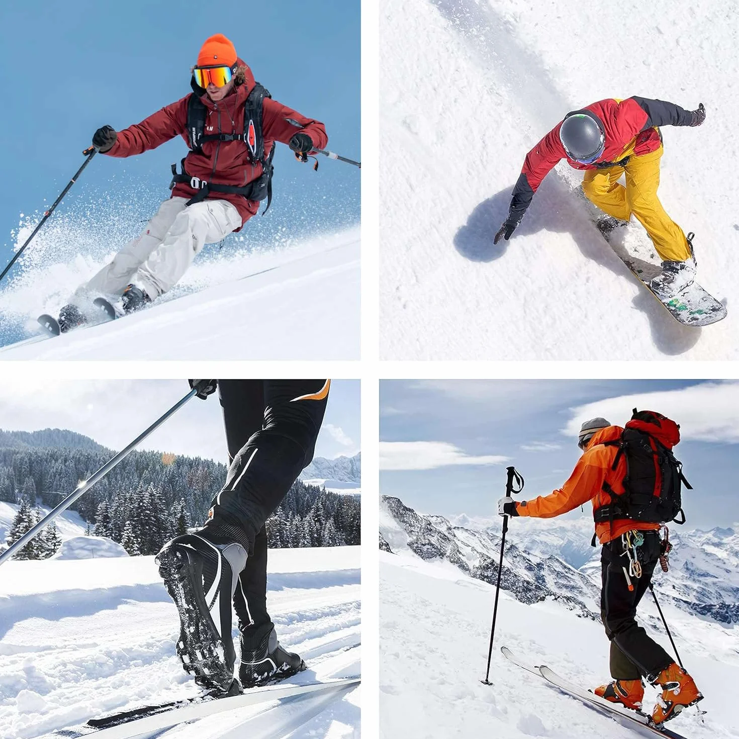 Nzerowax organiczny wosk narciarski, organiczny wosk roślinny do jazdy na nartach, snowboardzie, nartach biegowych