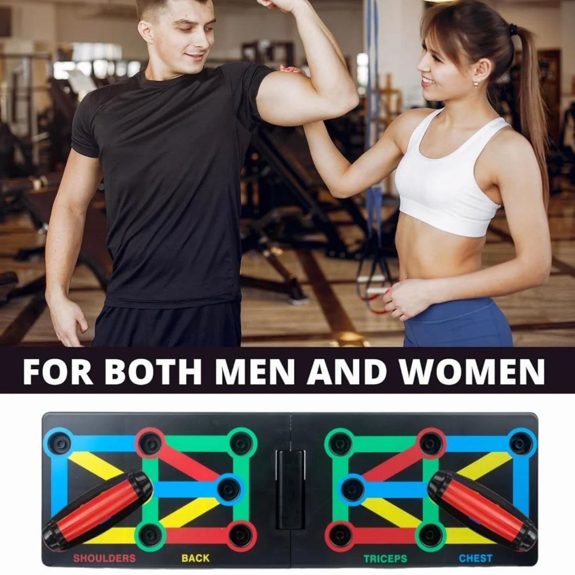 Uchwyty do pompek, deska do pompek, 12 w 1, wielofunkcyjne urządzenie treningowe do domu, deska Push Up, efektywne kształtowanie, deska Push Up Rack, dla mężczyzn i kobiet