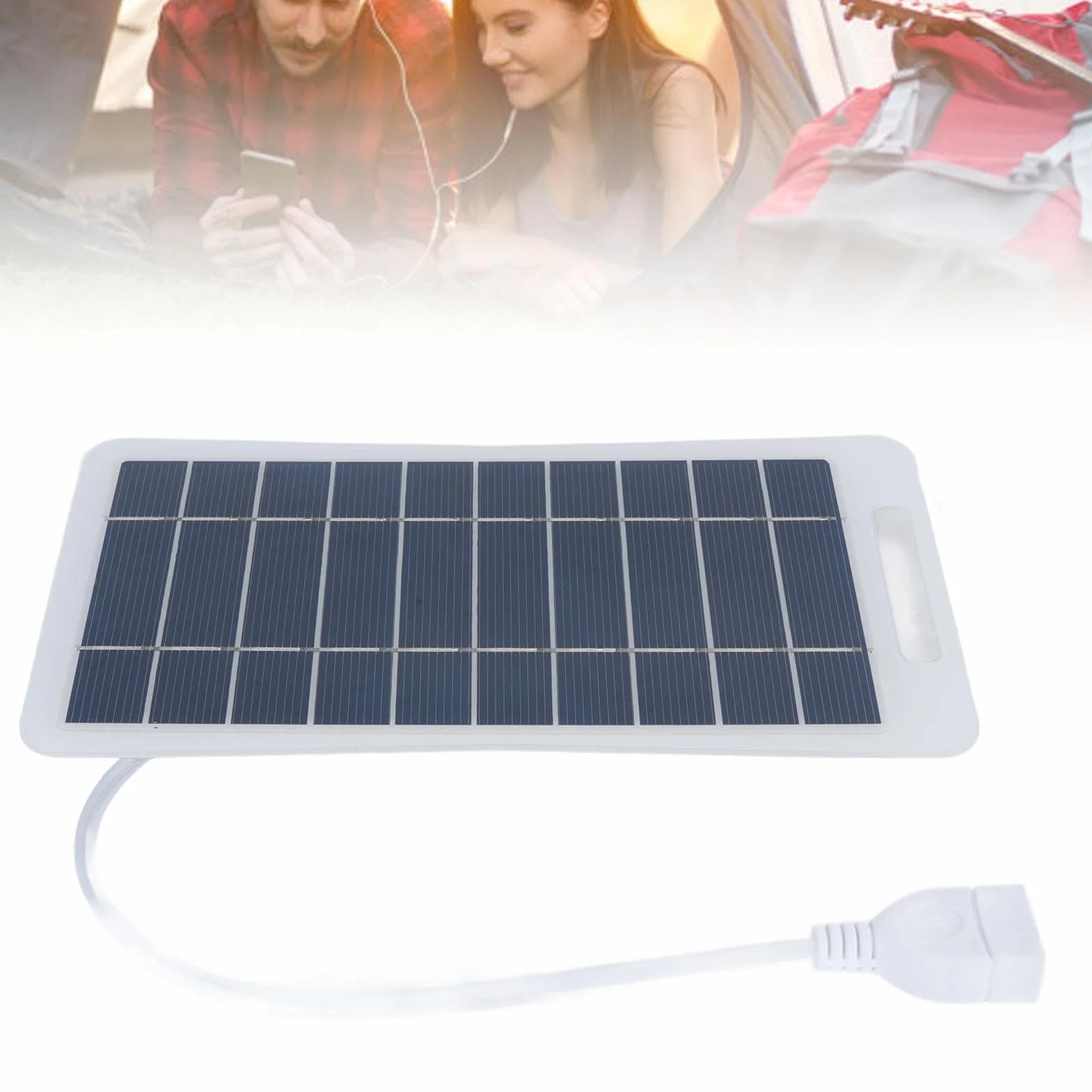 Składany Mini Solarny Panel, ładowarka Panelu Słonecznego USB do Smartfonów, Tabletów, Aparatu