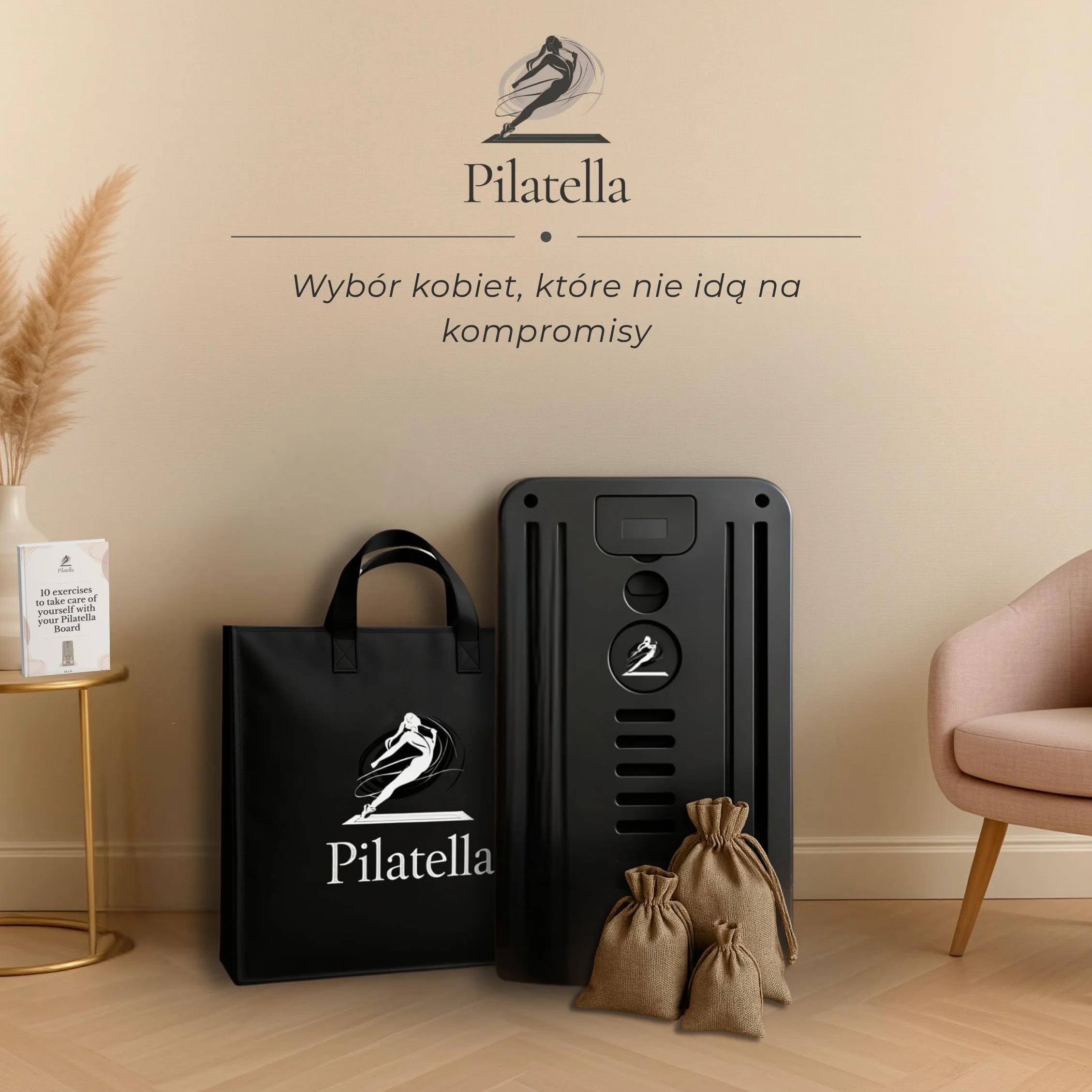 Pilates Reformer Składany 5 w 1 Mini Deska Pilates Wielofunkcyjna Maszyna Trening w Domu