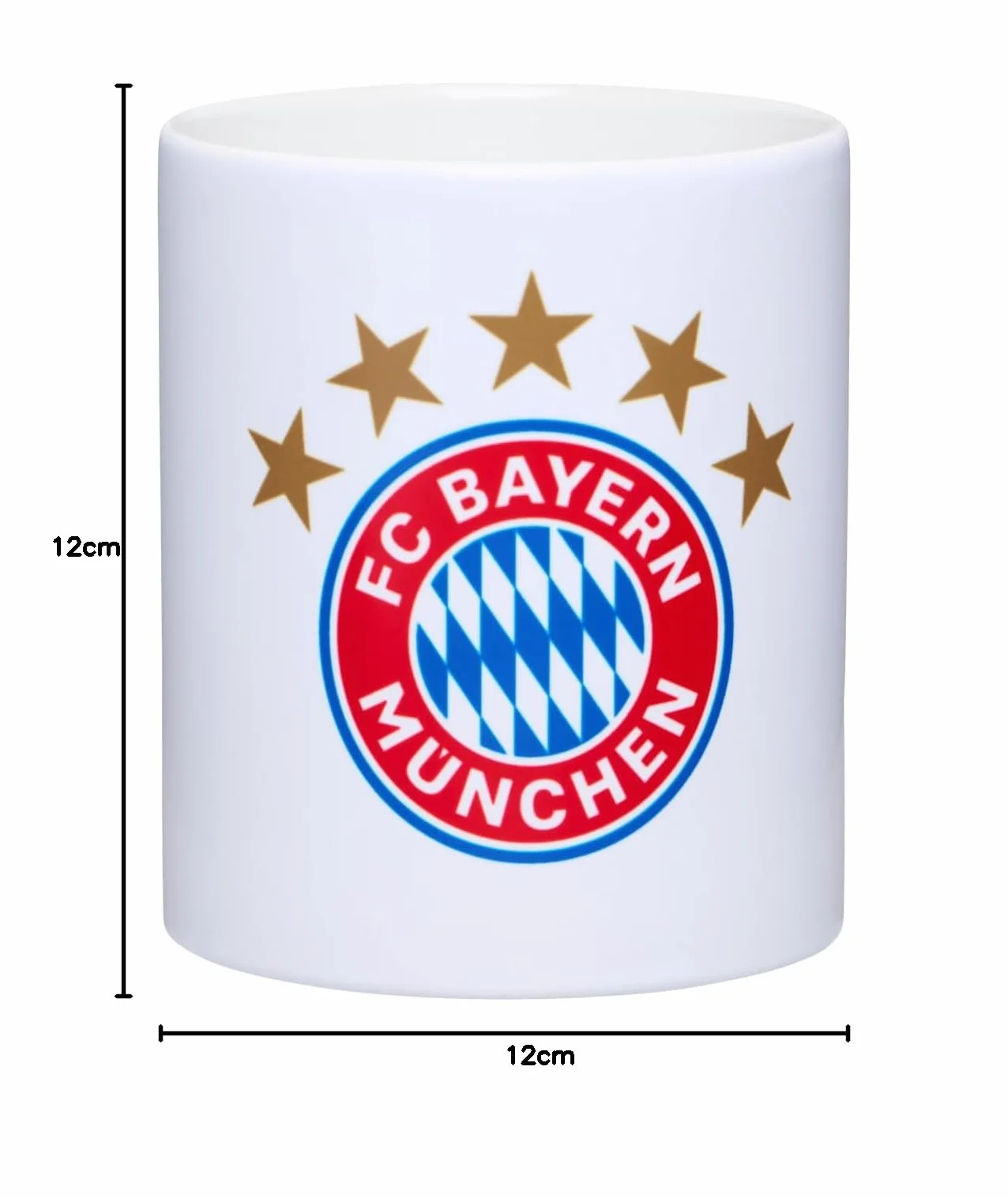 Kubek FC Bayern München Logo Biały 0,3 l