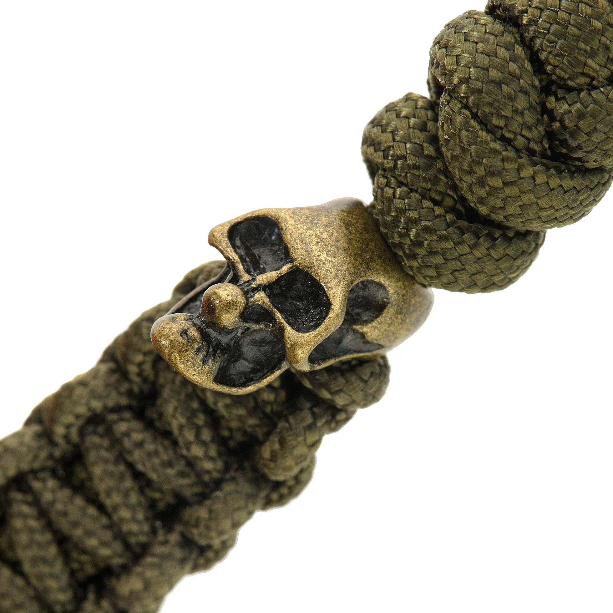 M-Tac Taktyczna Smycz do Noża Paracord z Czaszką i Koralikami - Loopy Snake