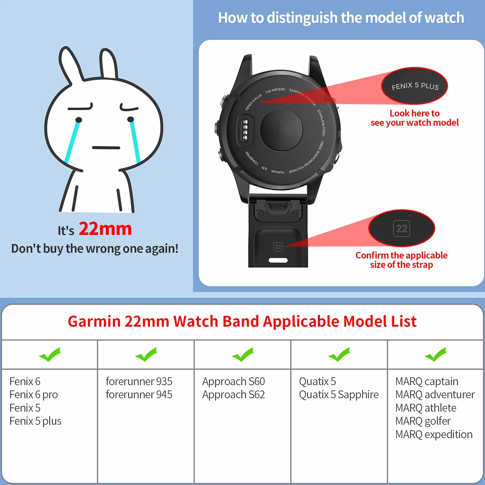 NotoCity Pasek do zegarka Garmin Fenix 5 / Fenix 5 Plus/Fenix 6 / Fenix 6 Pro/Fenix 7 / Fenix 7 Pro Forerunner 935/945, silikonowy pasek Quick-Fit o szerokości 22 mm, wiele kolorów (czarny)