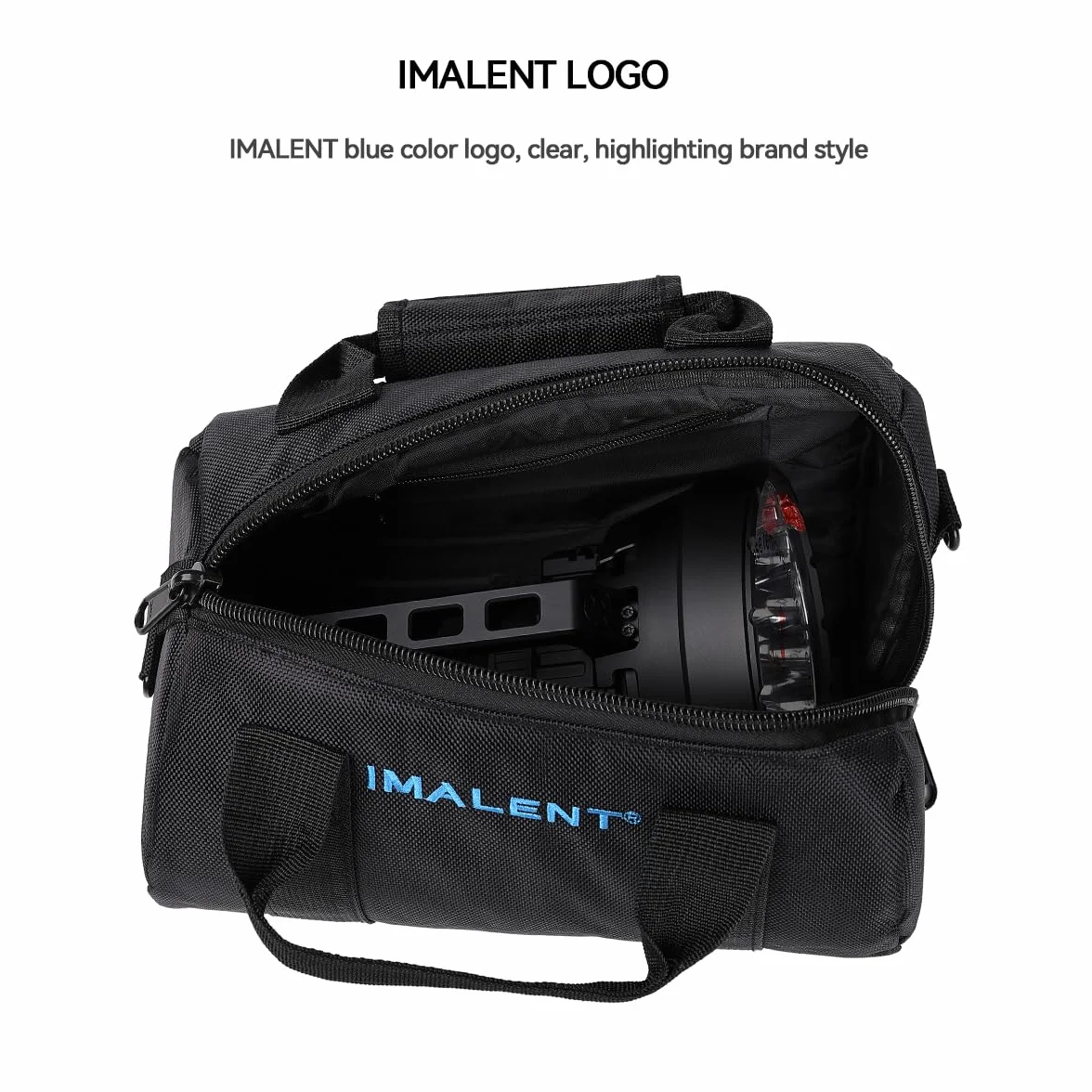 IMALENT MS32 torba na latarkę, kieszeń na zamek błyskawiczny, ochrona, wodoszczelna torba na ramię EDC Pouch Carrying Case