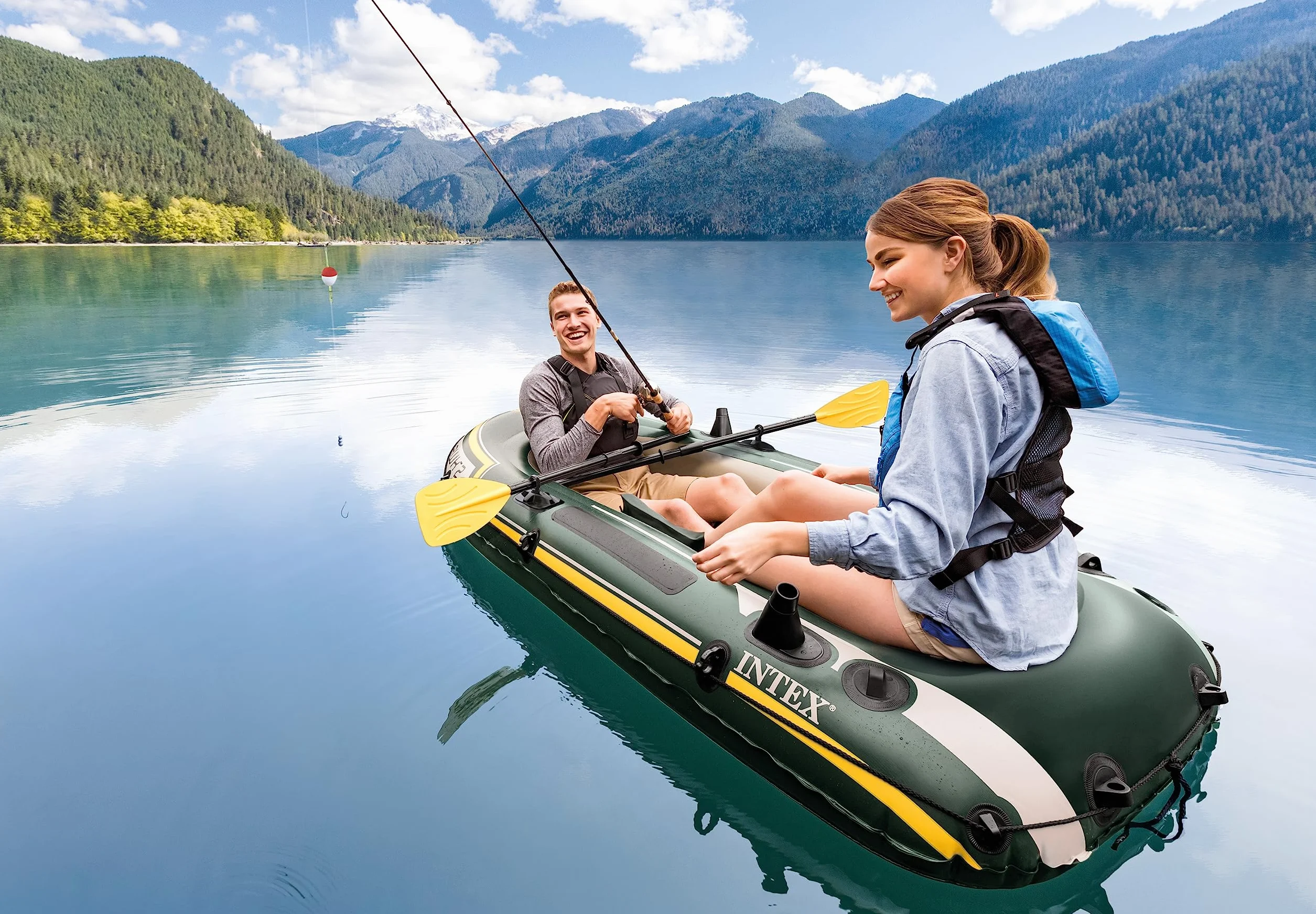 Intex Seahawk 2 Ponton 236 x 114 x 41 cm