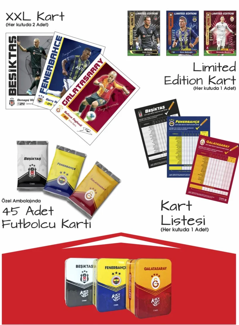 Karty kolekcjonerskie piłkarskie 2019/20 48 graczy autografy zestaw z pudełkiem