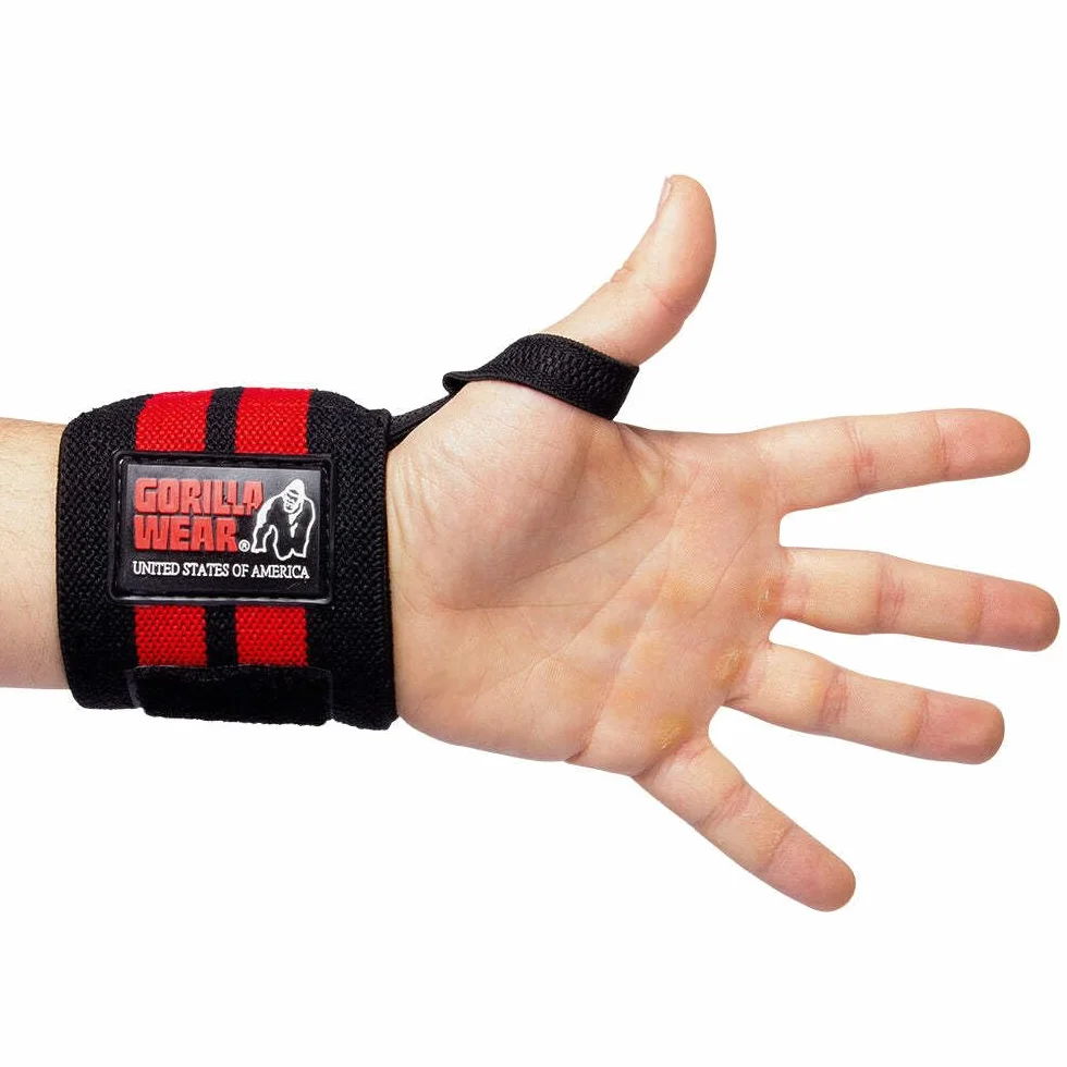 Gorilla Wear Wrist Wraps PRO Black/Red