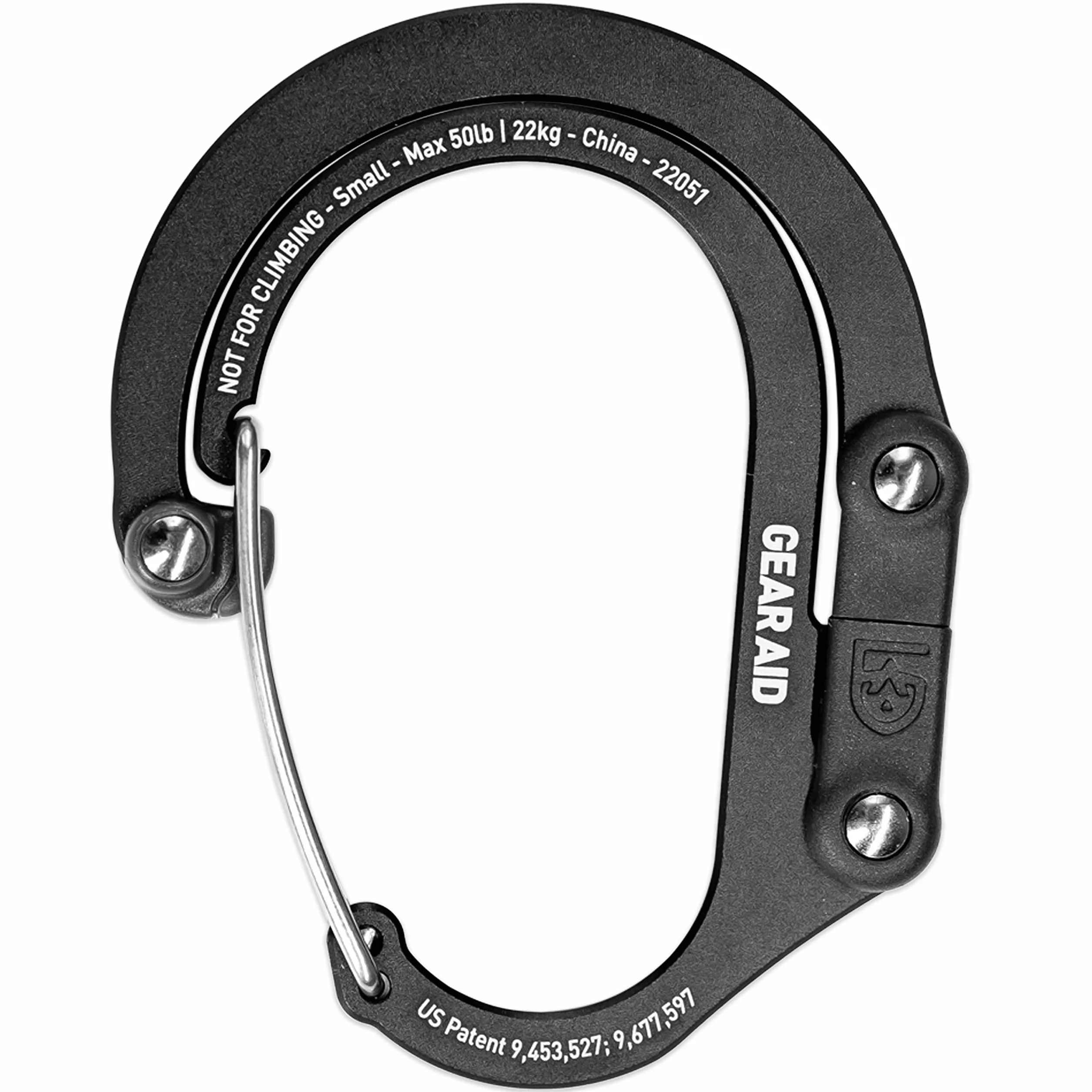 GEAR AID HEROCLIP (mały) karabińczyk i klips do zawieszenia toreb, portmonetek, latarni, wózków dziecięcych, narzędzi, kasków, butelek z wodą i wielu innych