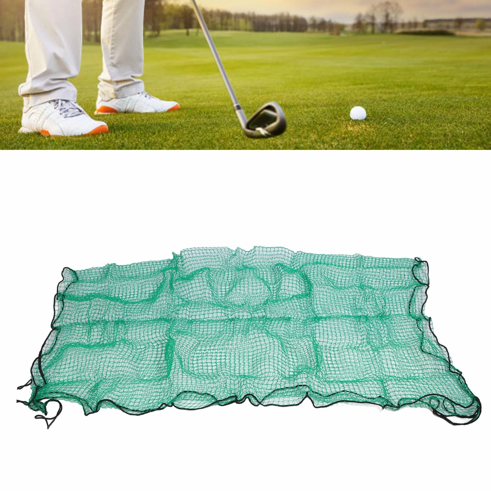 Siatka Golfowa 3x3 M Zielona Polietylenowa Polipropylenowa do Ćwiczeń