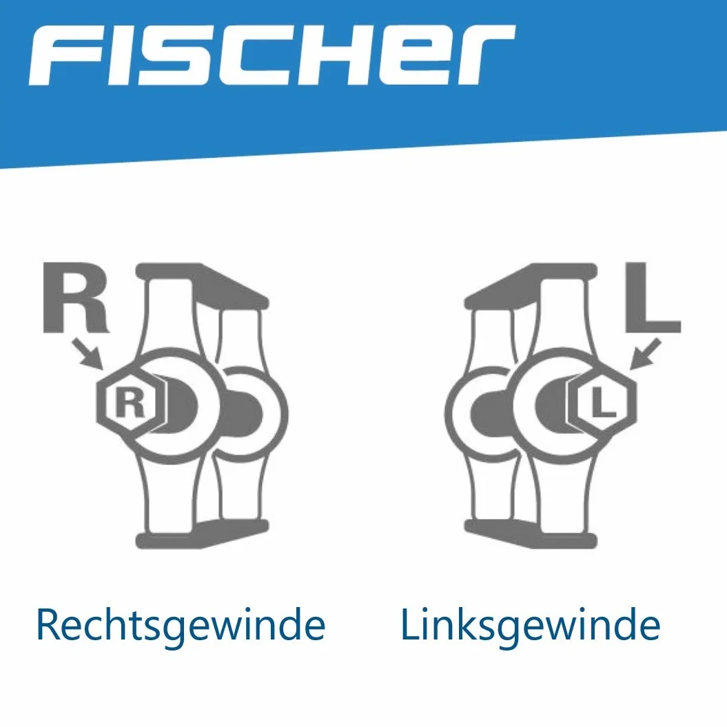 FISCHER Pedały antypoślizgowe tworzywo sztuczne czarne uniwersalne EU