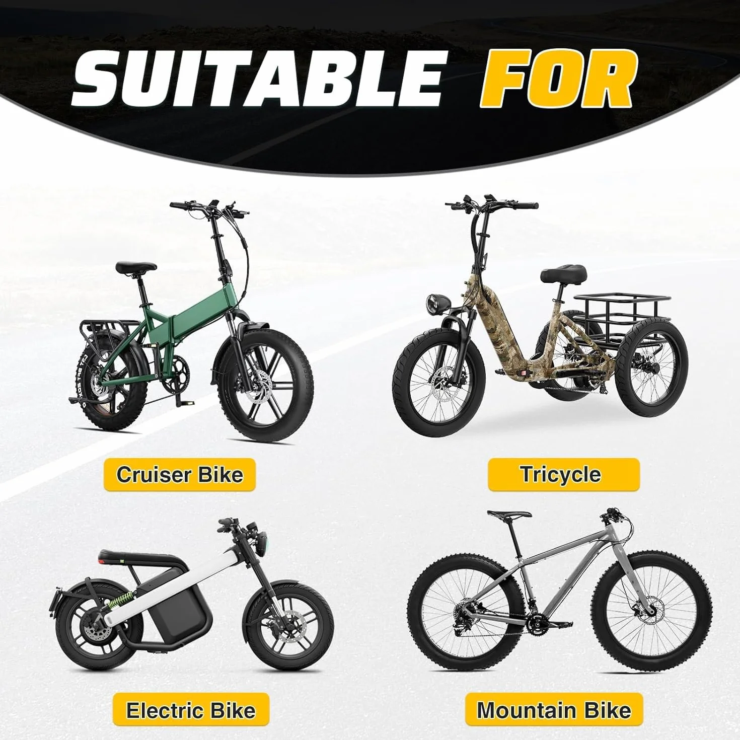 ZUKKA Opony do roweru Fatbike 26 x 4.0 cala Heavy Duty składane opony tłuste 26x4.0 z osłoną i 2-pakiet 26-calowych dętek 26x4.0 do roweru Fatbike, górskiego MTB