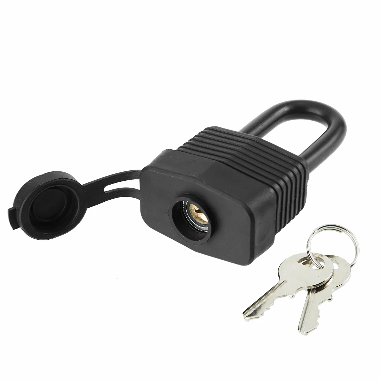 SafiSwords Wodoodporne kłódki z kluczem 40 mm stal laminowana 6 sztuk