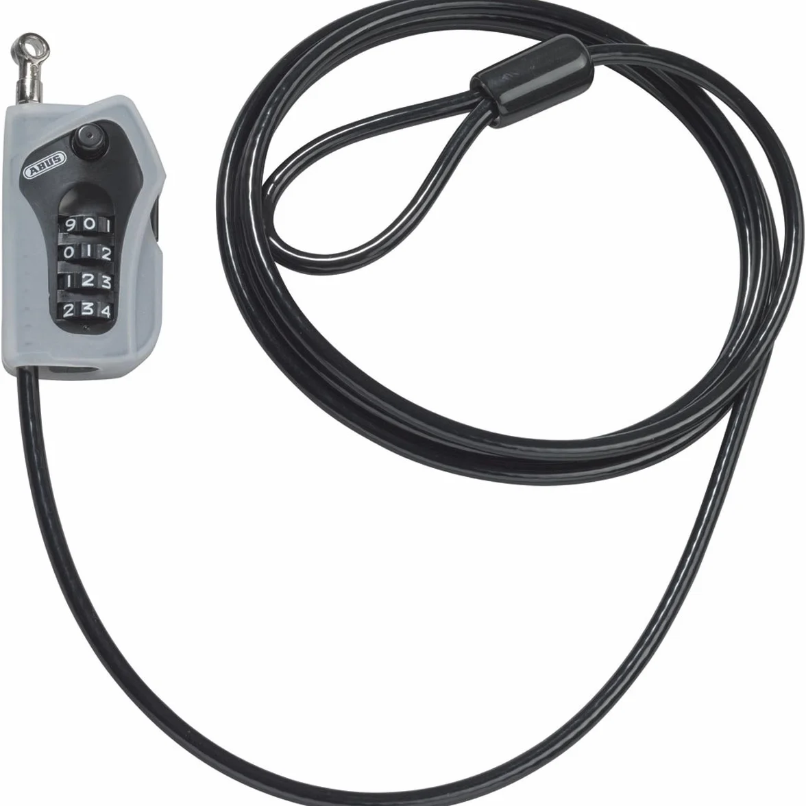 Abus Combiloop Linka z Zapięciem Szyfrowym 200 cm Czarna/Szara