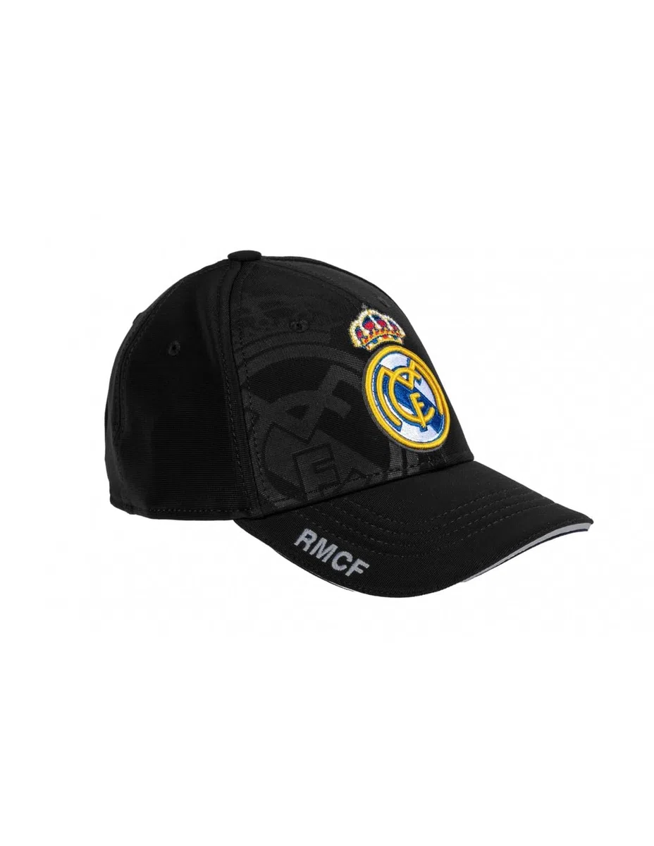 Real Madrid Oficjalnie licencjonowana czapka nr 45 - kolor czarny - rozmiar dla dorosłych, Czarny (Black), L
