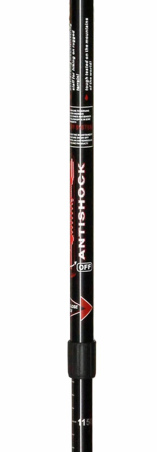 SB Kijki trekkingowe teleskopowe aluminiowe 65-135 cm antywstrząsowe