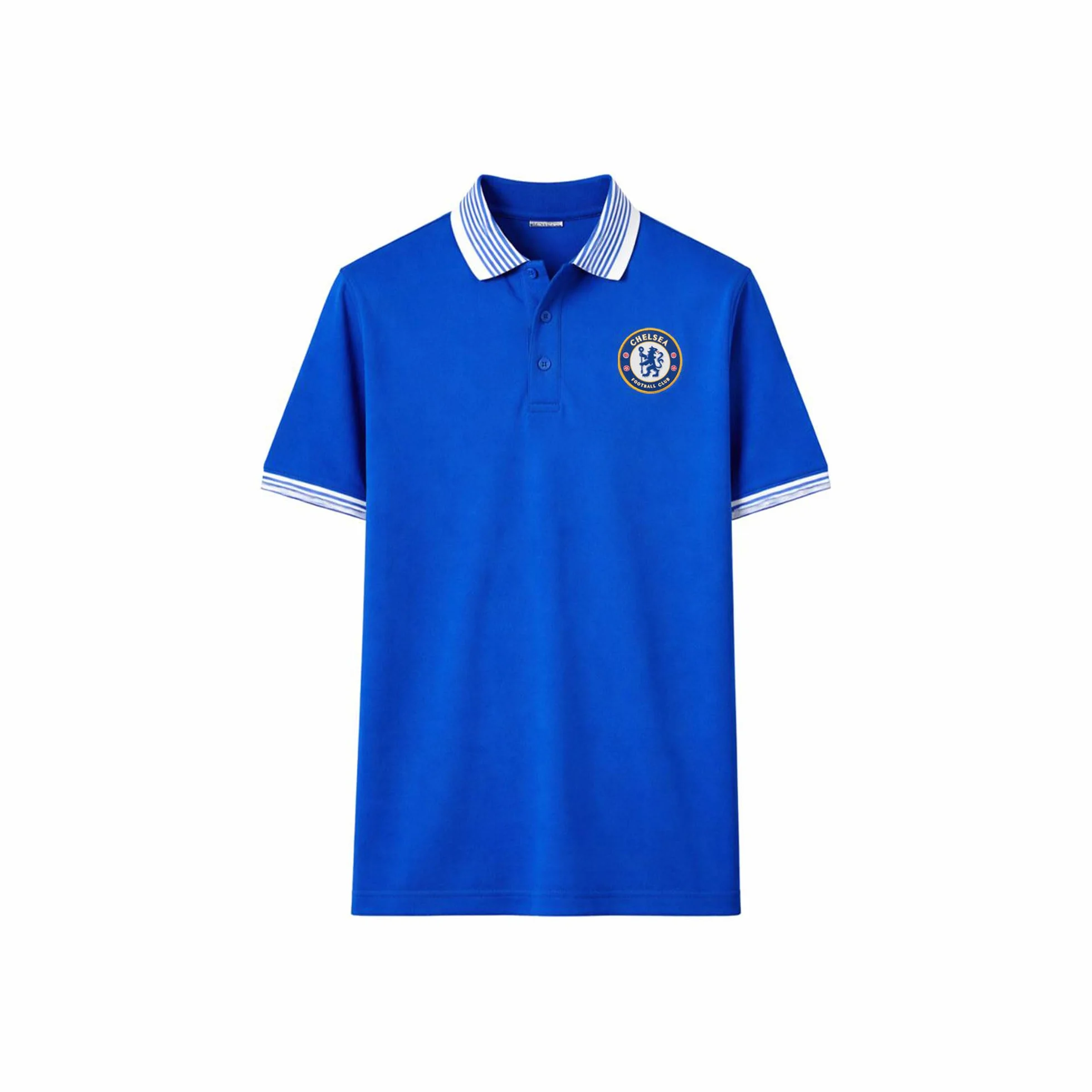 Chelsea FC Oficjalna Koszulka Polo Męska Granatowa Królewski Błękit