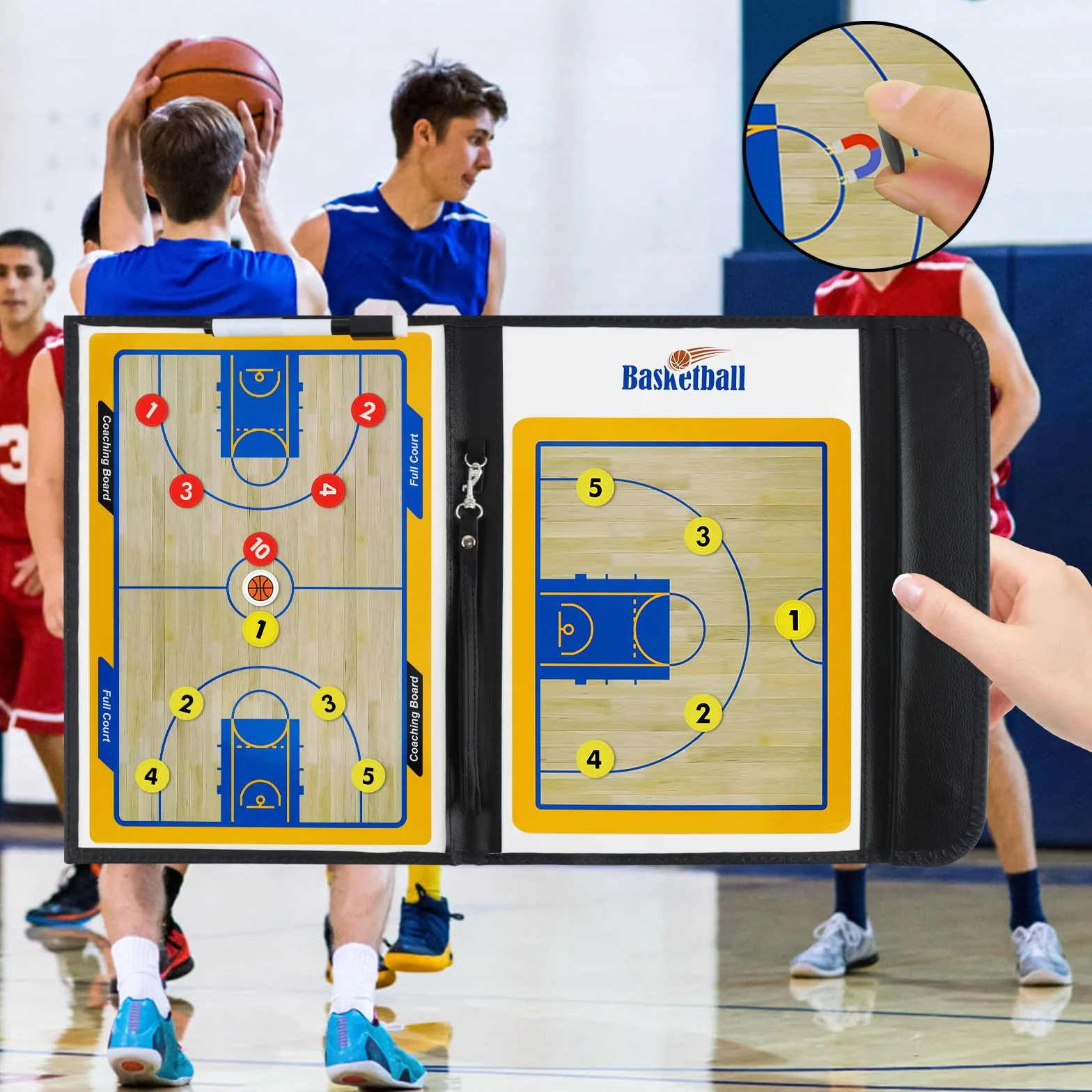 CS COSDDI Magnetyczna Tablica Taktikbrett Koszykówka Coaching Board