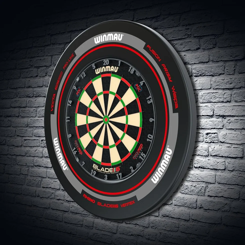 WINMAU Advance Dart Surround czarny czerwony biały zielony