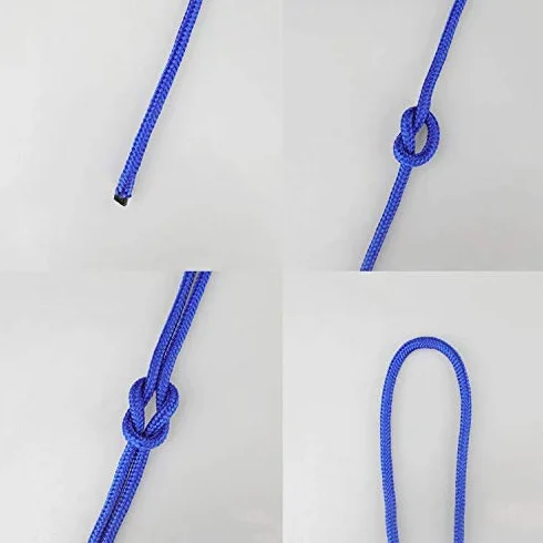 G2PLUS Lina 30 m x 6 mm Niebieska lina PP Sznurek do wiązania Nylonowa lina wielofunkcyjna Obciążenie rozrywające: 260 kg