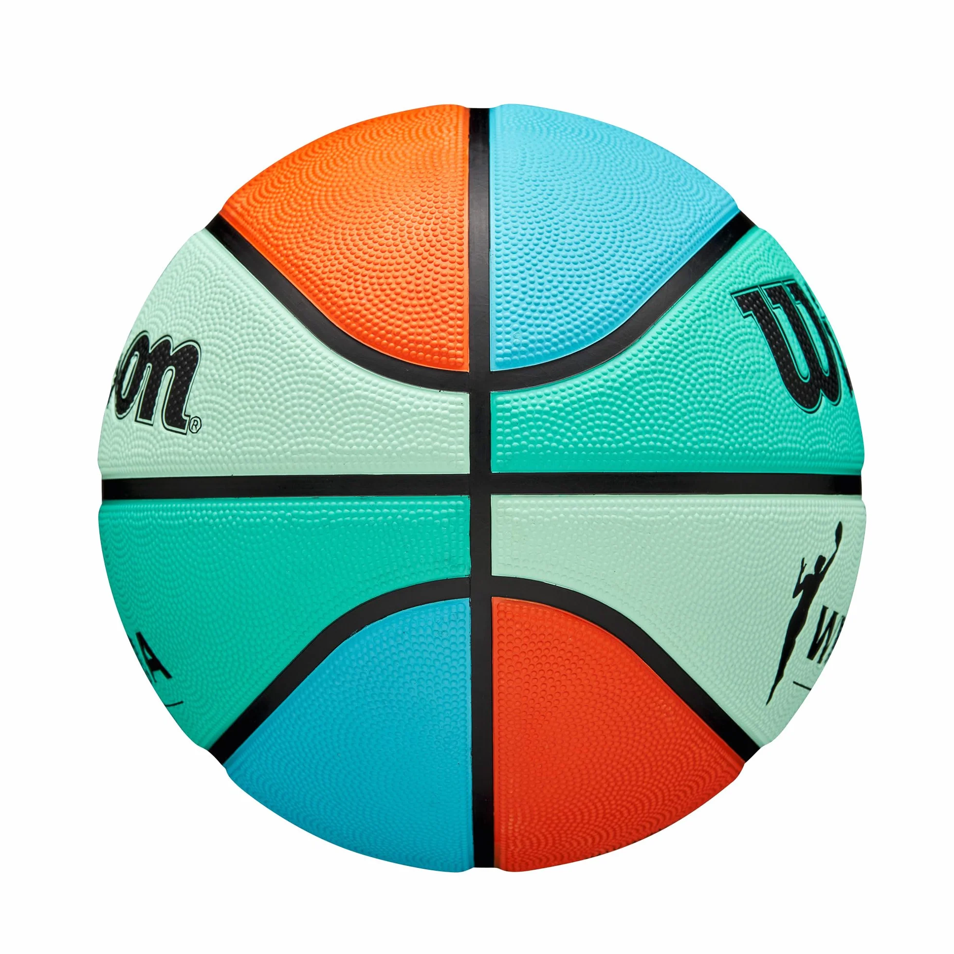 Wilson WNBA DRV koszykówka outdoorowa pomarańczowa turkusowa 6