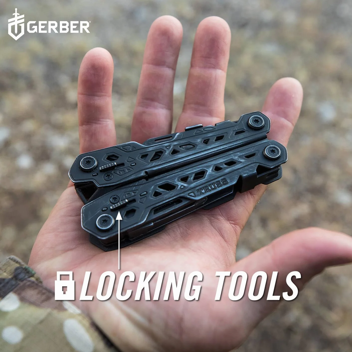 Gerber Truss Multi Tool Wielofunkcyjne narzędzie 17 funkcji nylonowa pochwa czarne