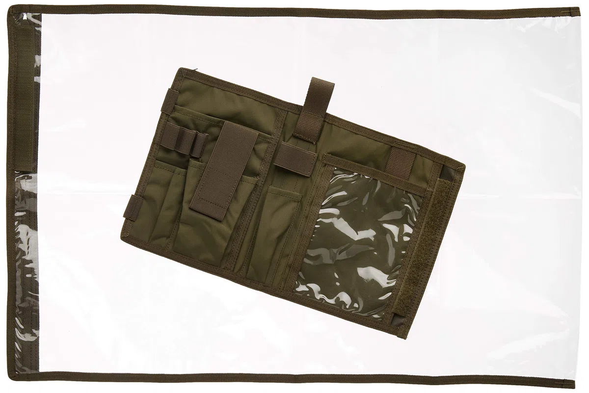 Tasmanian Tiger TT Map Case duży organizer i kieszeń na karty L, oliwkowy, 20 x 19 x 2 cm