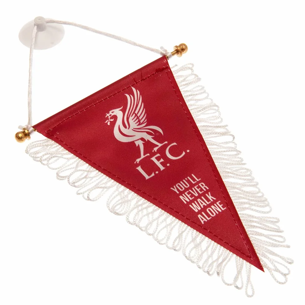 Liverpool FC - Trójkątny wzór flagi nigdy nie jesteś samotny