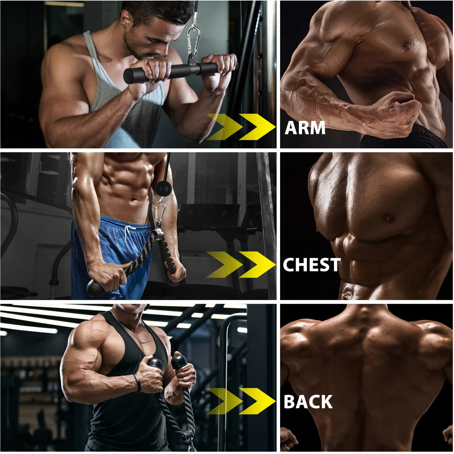System koła pasowego do domu, siłownia, system Lat Pull Down Pulley, mocowania maszyn kablowych do LAT Pull Down, trening ramion i ramion