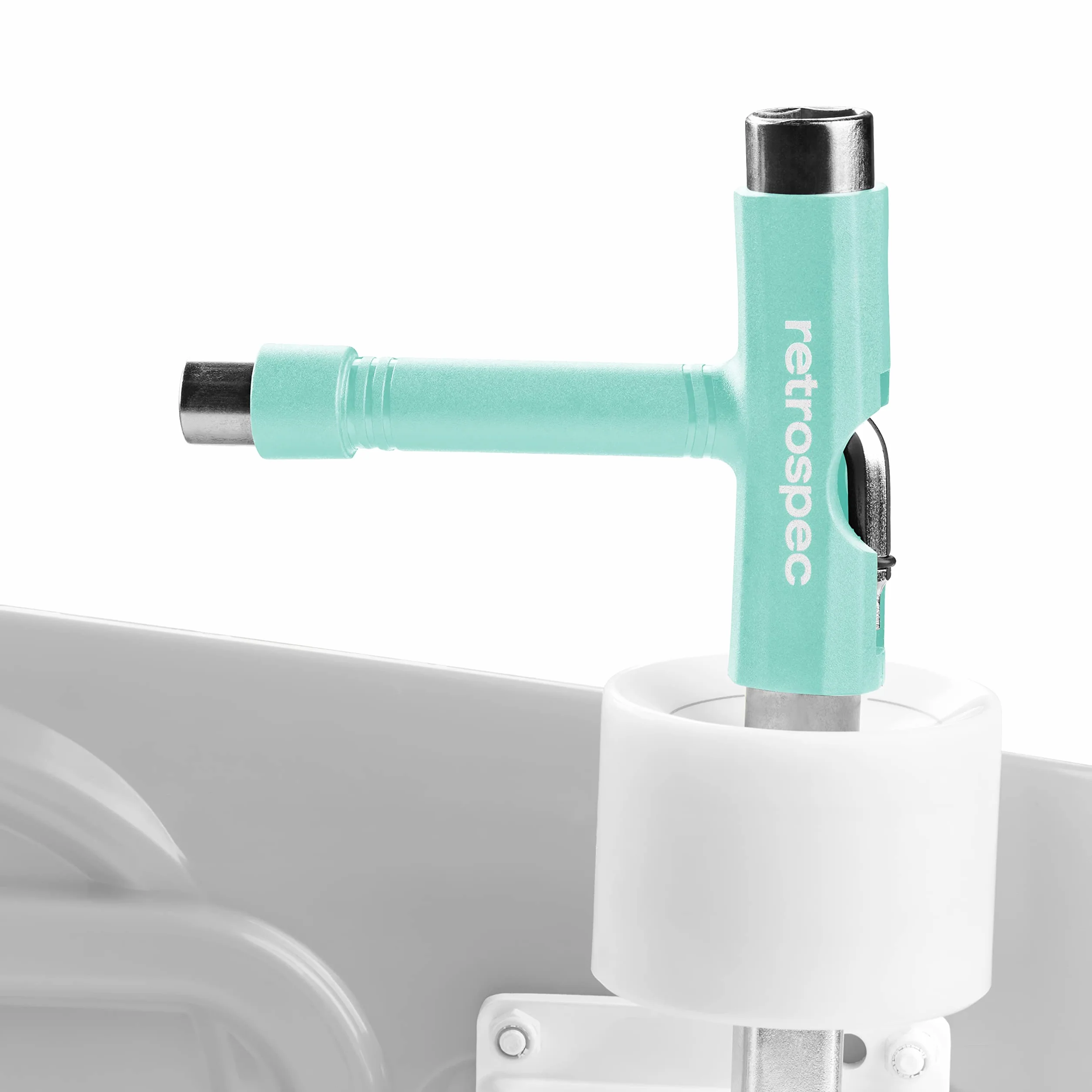 Retrospec Upkeep All-in-One wielofunkcyjne przenośne narzędzie do łyżworolek z kluczem imbusowym 2 w 1 i śrubokrętem krzyżakowym do regulacji i dokręcania kół deskorolki/longboardowych, ciężarówek i