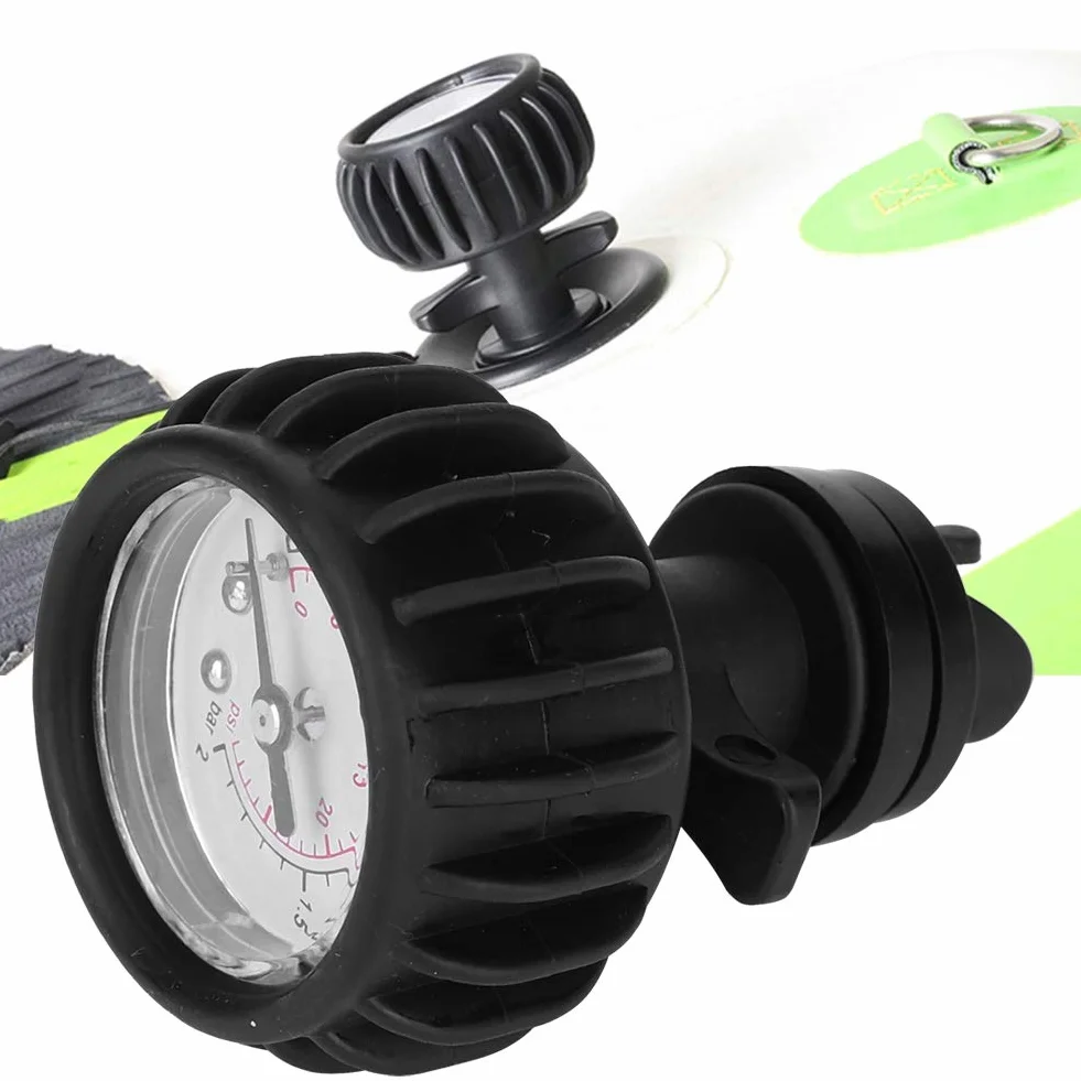 Manometr powietrza, ponton gumowy 30PSI ponton tratwa kajakowa manometr do surfingu pojedynczy barometr z pompk? r?czn?