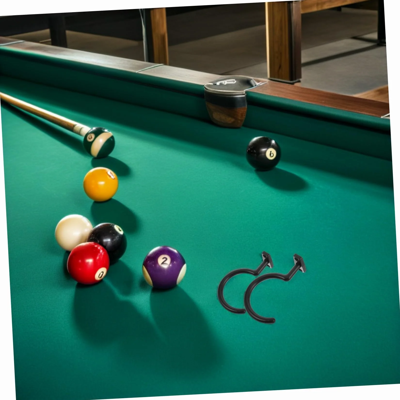 4 Haczyki Do Stołu Bilardowego Wieszak Do Przechowywania Kijów Bilardowych Wieszak Metalowy Hak Na Narzędzia