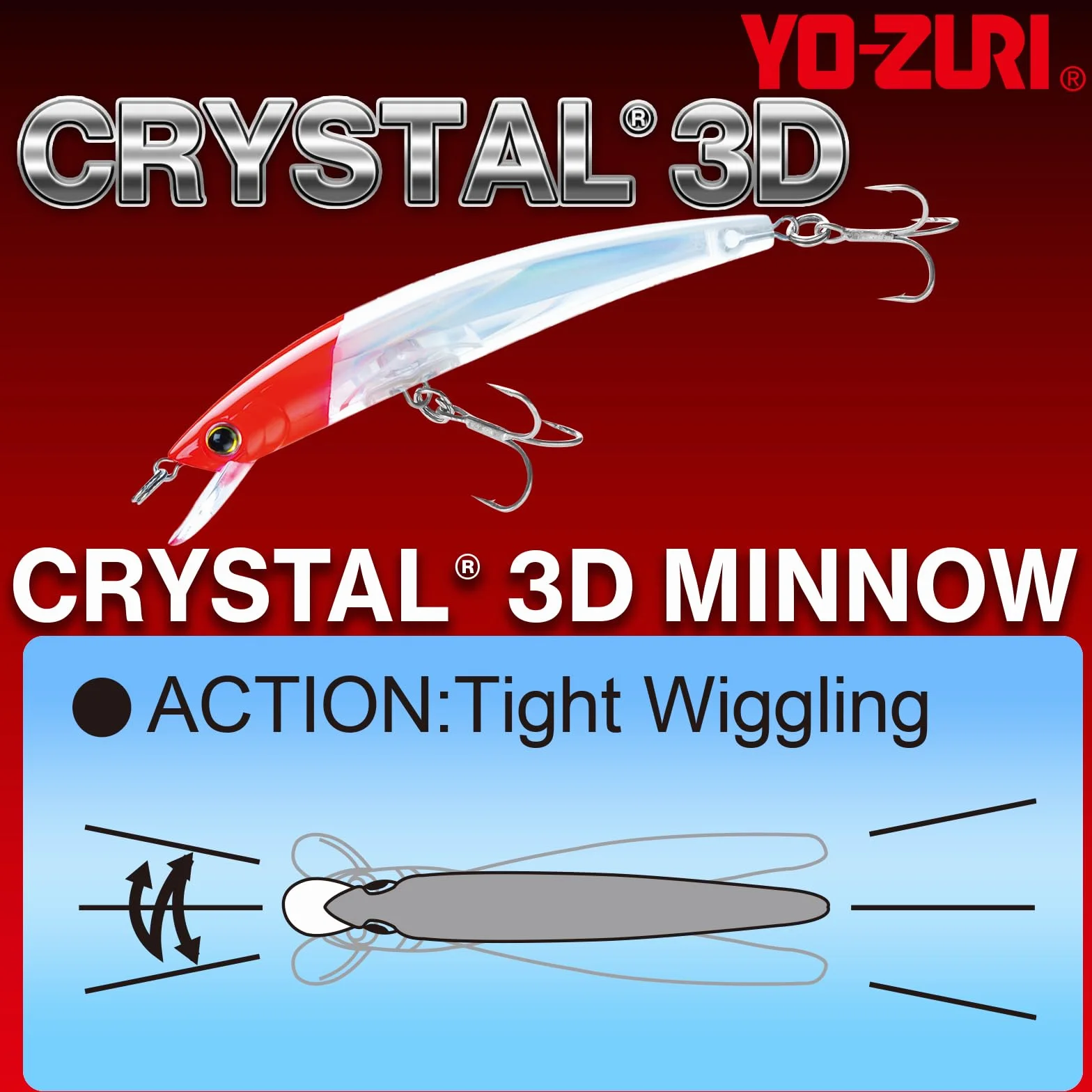 Yo-Zuri Kryształowa przynęta pływająca 3D Minnow, srebrny brąz, 10,5 cm