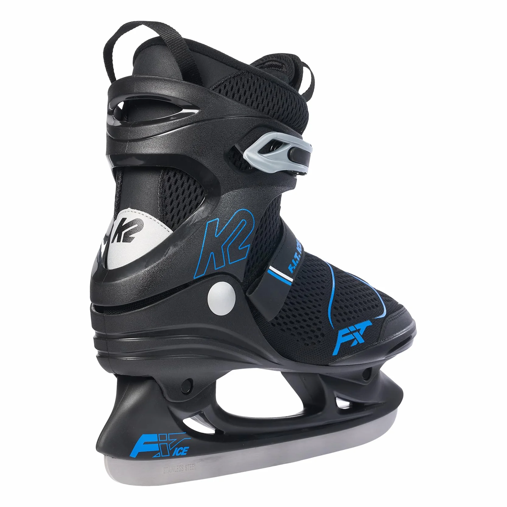 K2 Łyżwy męskie F.I.T. ICEPro, czarne - niebieskie, 25H0001